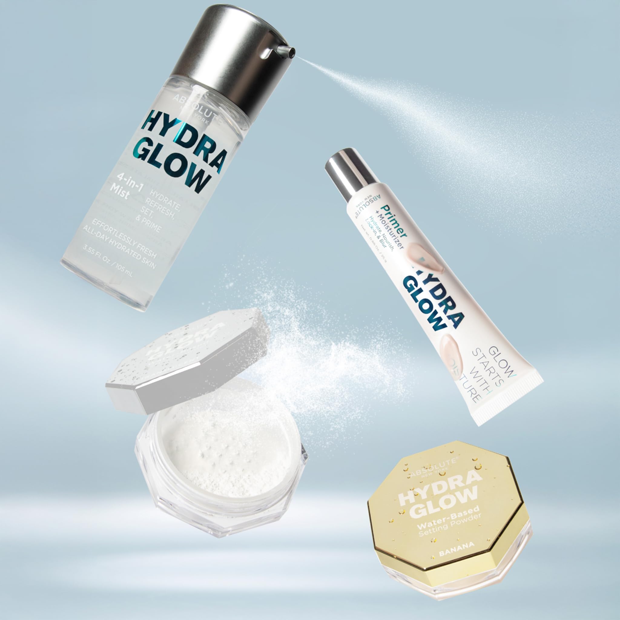 Amazon.com: Absolute New York Colección Hydra Glow; hidratante e